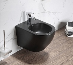 SantiLine Биде подвесное SL-5058MB черное матовое – фотография-2